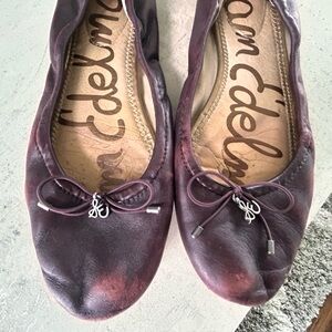 Sam Edelman BALLET FLAT Size 8 Burgundy